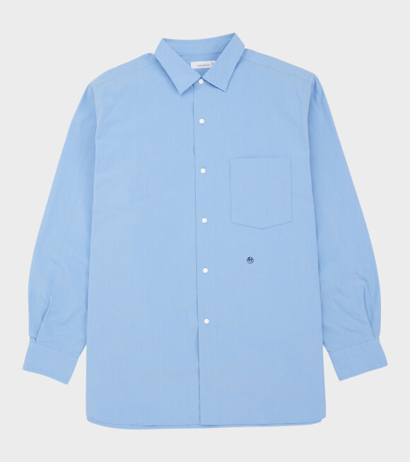 Nanamica - Regular Collar Wind Shirt Sax