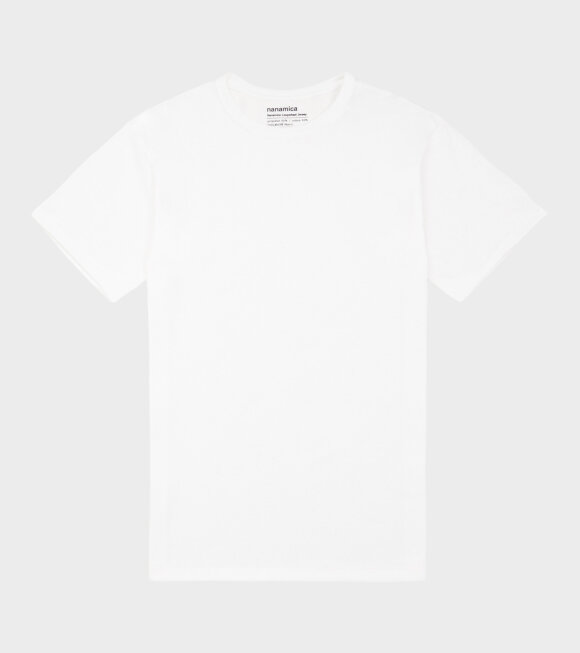 Nanamica - Loopwheel Coolmax Jersey Tee White