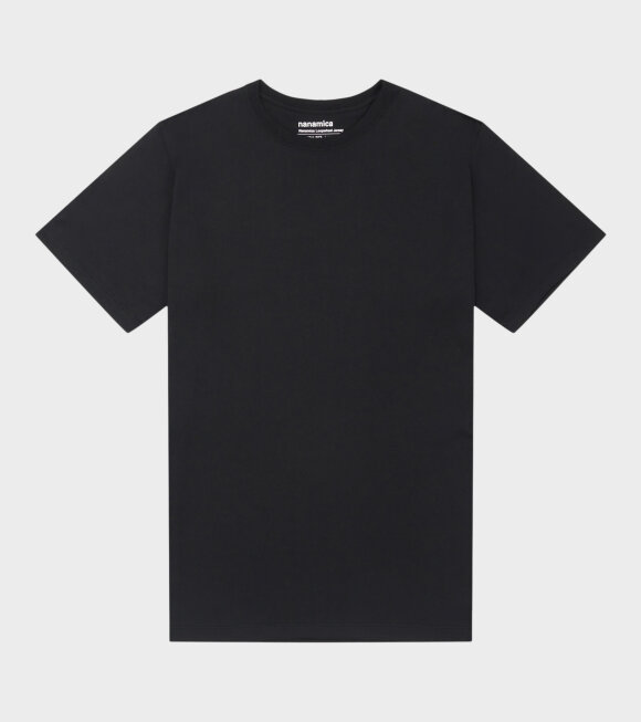 Nanamica - Loopwheel Coolmax Jersey Tee Black