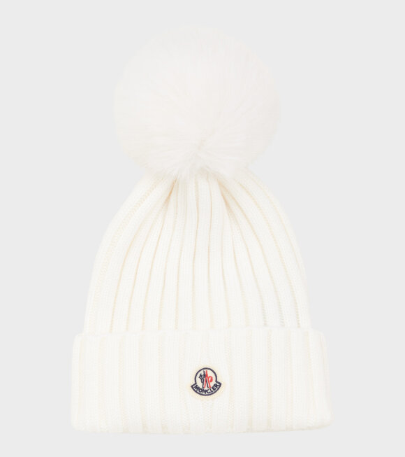 Moncler - Berretto Tricot Beanie Off-white