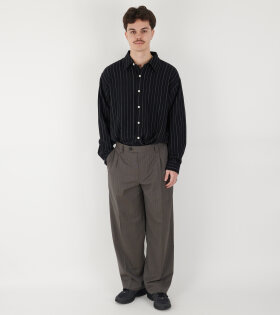 Service Trousers Taupe Vintage Stripe