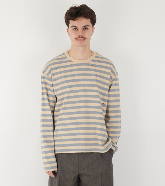 Mfpen - Wide Stripe Sweater Greige