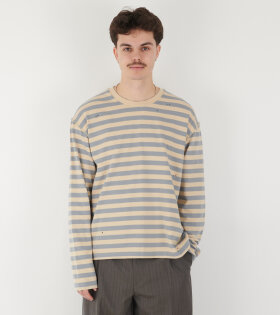 Wide Stripe Sweater Greige