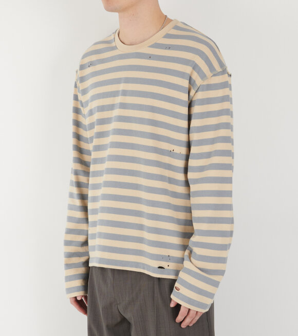 Mfpen - Wide Stripe Sweater Greige