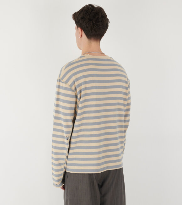 Mfpen - Wide Stripe Sweater Greige