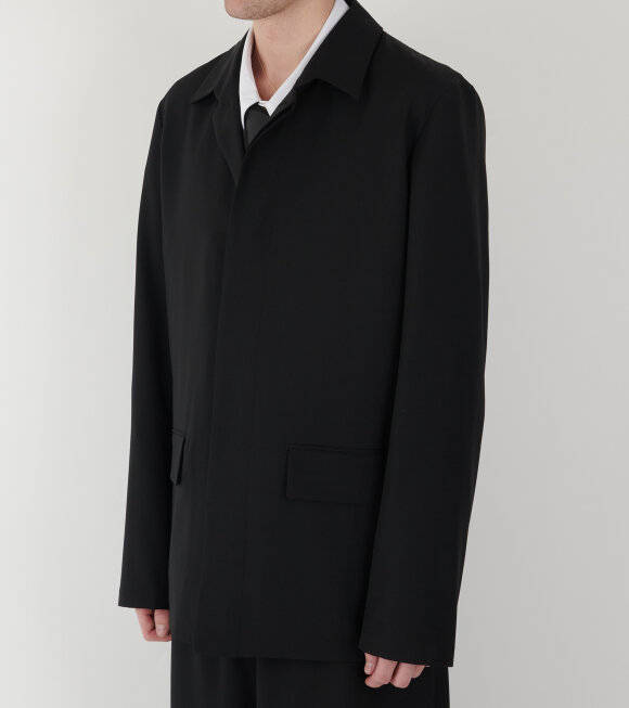 RIER - Poplin Wool Jacket Black