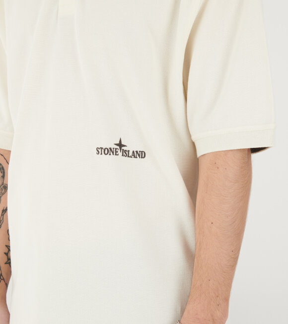 Stone Island - Boxy S/S Polo Off-white