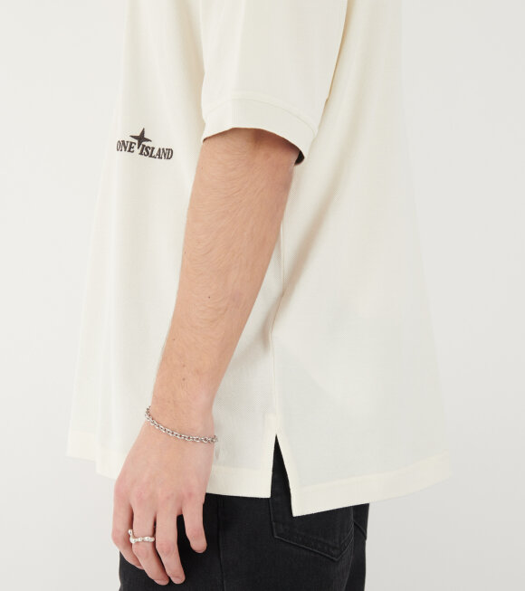 Stone Island - Boxy S/S Polo Off-white