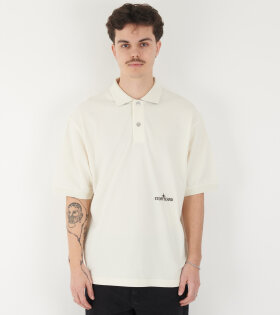 Boxy S/S Polo Off-white