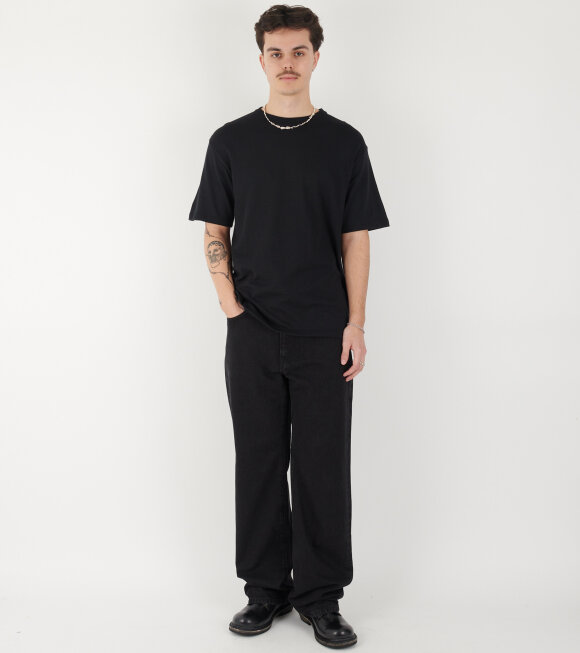 Nanamica - Loopwheel Coolmax Jersey Tee Black