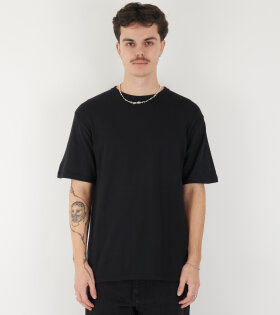 Loopwheel Coolmax Jersey Tee Black