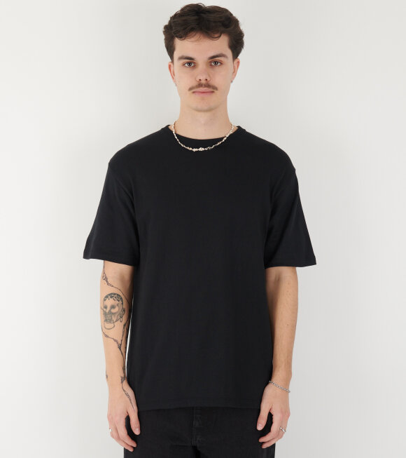 Nanamica - Loopwheel Coolmax Jersey Tee Black