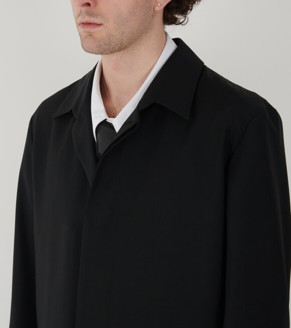 RIER - Poplin Wool Jacket Black