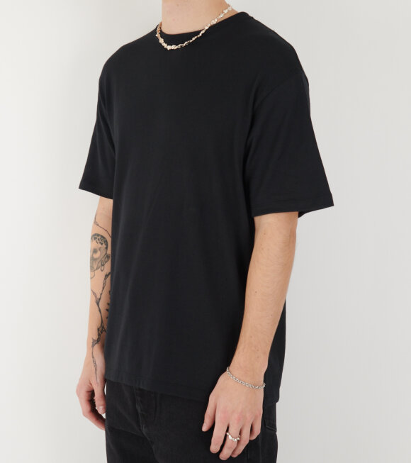 Nanamica - Loopwheel Coolmax Jersey Tee Black