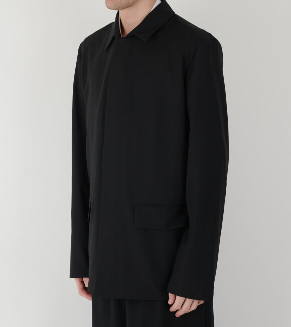 RIER - Poplin Wool Jacket Black