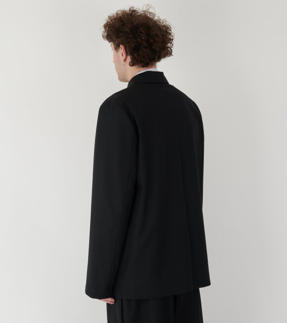 RIER - Poplin Wool Jacket Black