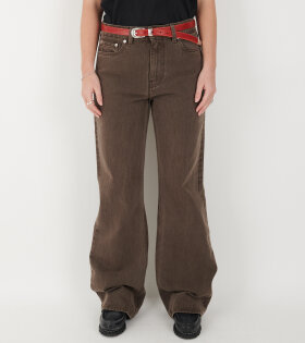 Boot Cut Jeans Choco Overdye