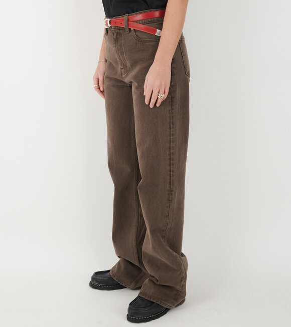 Our Legacy - Boot Cut Jeans Choco Overdye