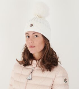 Moncler - Berretto Tricot Beanie Off-white