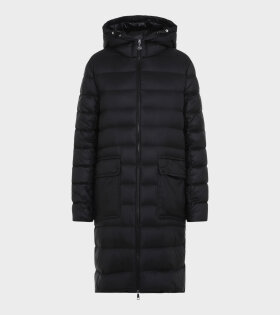 Sedan Long Down Parka Black