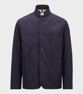 Monges Down Shirt Jacket Navy