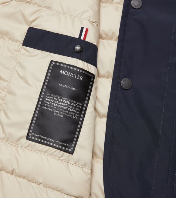 Moncler - Monges Down Shirt Jacket Navy