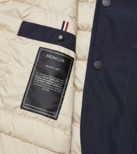 Monges Down Shirt Jacket Navy