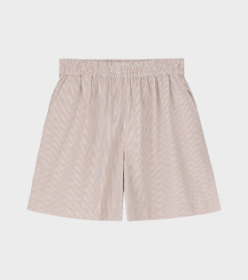 Edgar Shorts Warm Beige/White Stripe