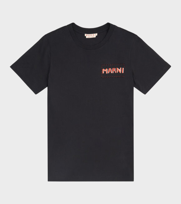 Marni - Logo T-shirt Black/Red