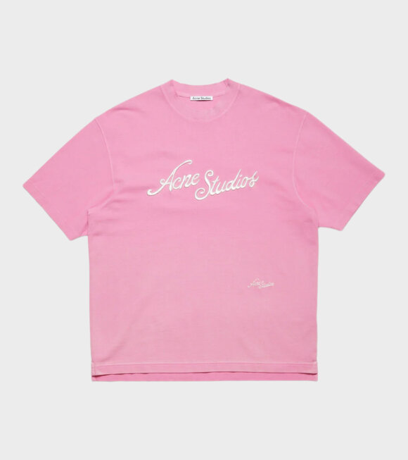 Acne Studios - Logo T-shirt Bubble Pink