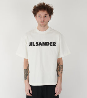 Boxy Logo T-shirt Porcelain