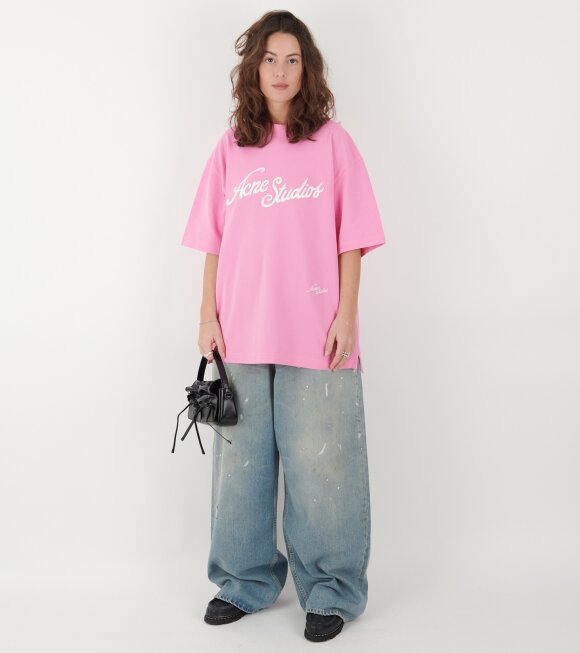 Acne Studios - Logo T-shirt Bubble Pink