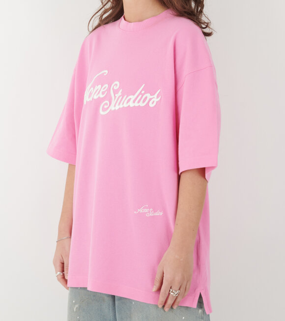 Acne Studios - Logo T-shirt Bubble Pink