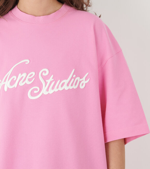 Acne Studios - Logo T-shirt Bubble Pink