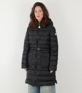 Sedan Long Down Parka Black