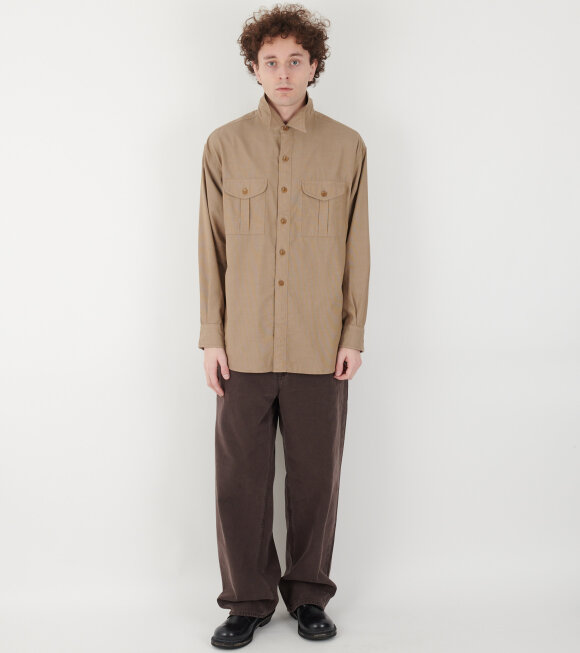 Nanamica - Utility Panama Shirt Beige