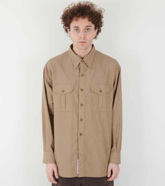 Nanamica - Utility Panama Shirt Beige