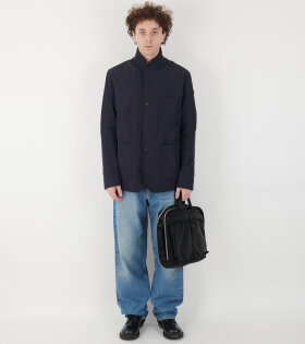 Monges Down Shirt Jacket Navy