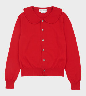 Comme des Garcons Girl - Round Collar Cardigan Red