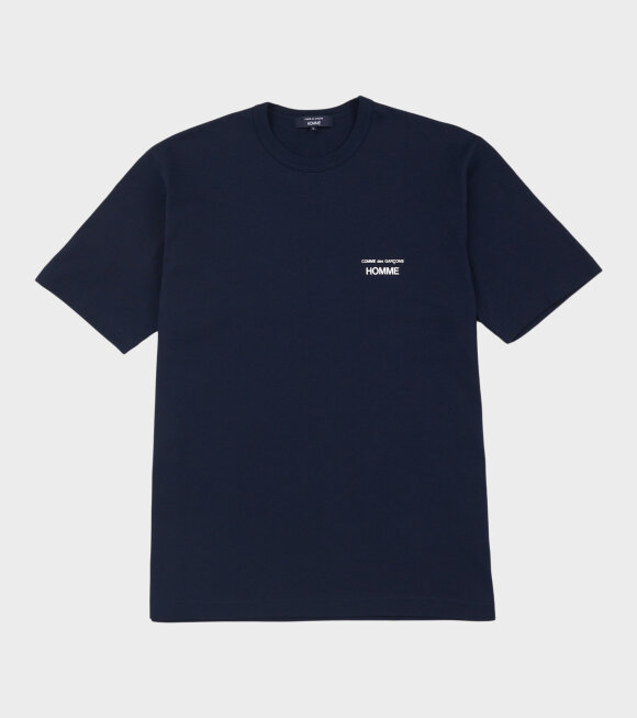 Comme des Garcons Homme - Logo T-shirt Navy