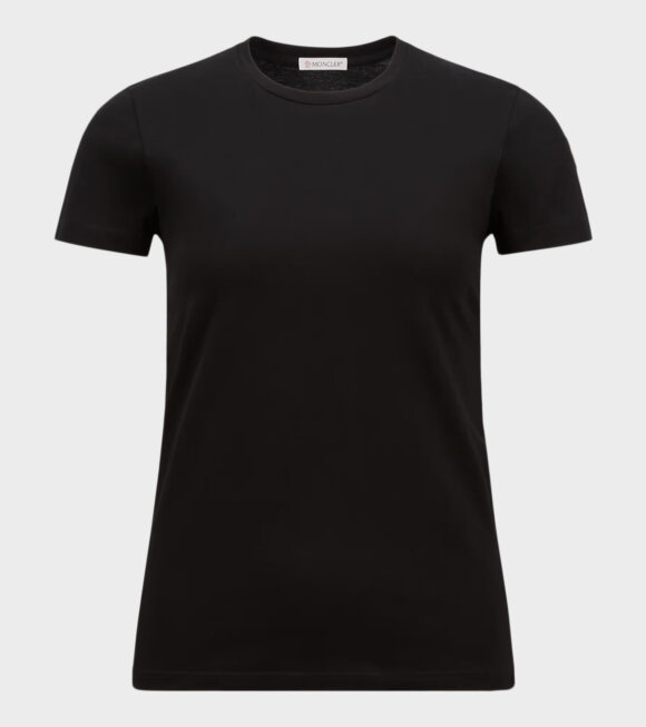 Moncler - Cotton Logo T-shirt Black