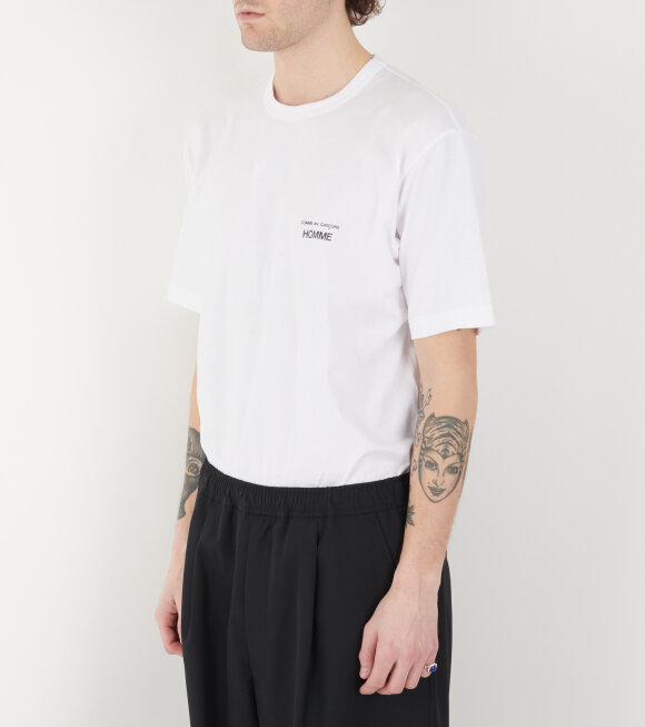 Comme des Garcons Homme - Logo T-shirt White