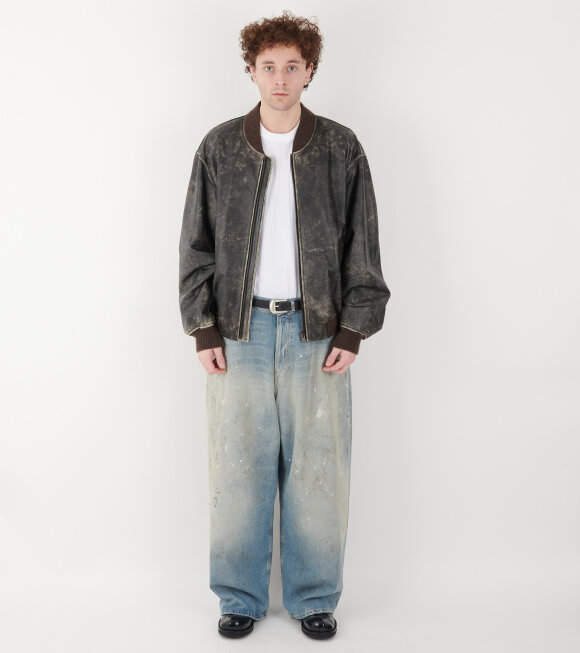 Acne Studios - 2023M Super Baggy Fit Jeans Light Blue