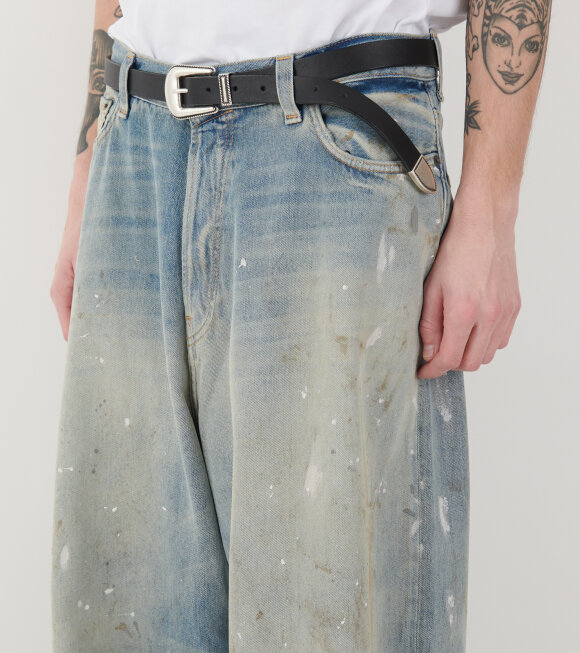 Acne Studios - 2023M Super Baggy Fit Jeans Light Blue