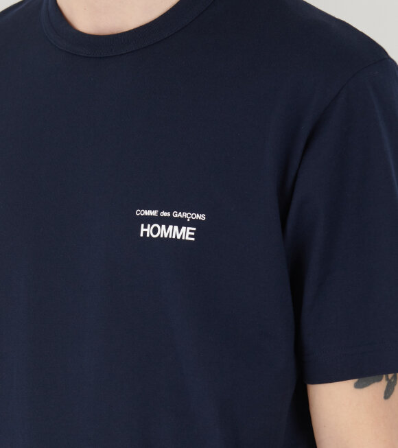 Comme des Garcons Homme - Logo T-shirt Navy