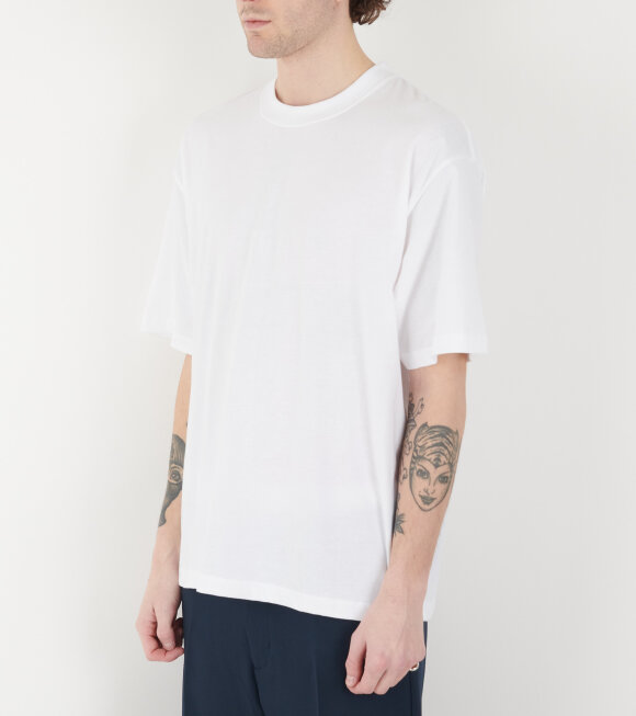 Stockholm (Surfboard) Club - Back Logo T-shirt White