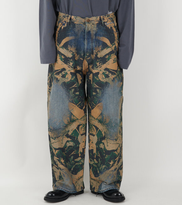 Acne Studios - 2023 Super Baggy Fit Jeans Denim Mossy Oak