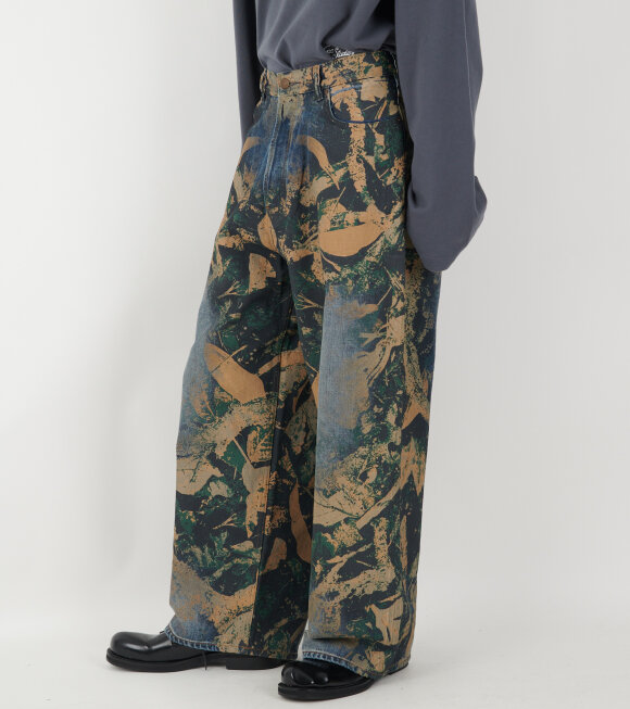 Acne Studios - 2023 Super Baggy Fit Jeans Denim Mossy Oak