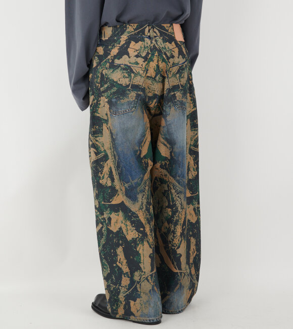 Acne Studios - 2023 Super Baggy Fit Jeans Denim Mossy Oak