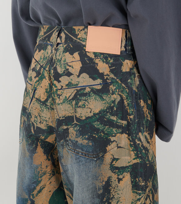 Acne Studios - 2023 Super Baggy Fit Jeans Denim Mossy Oak